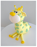 Baby Giraffe Baby Shower Cake Sydney
